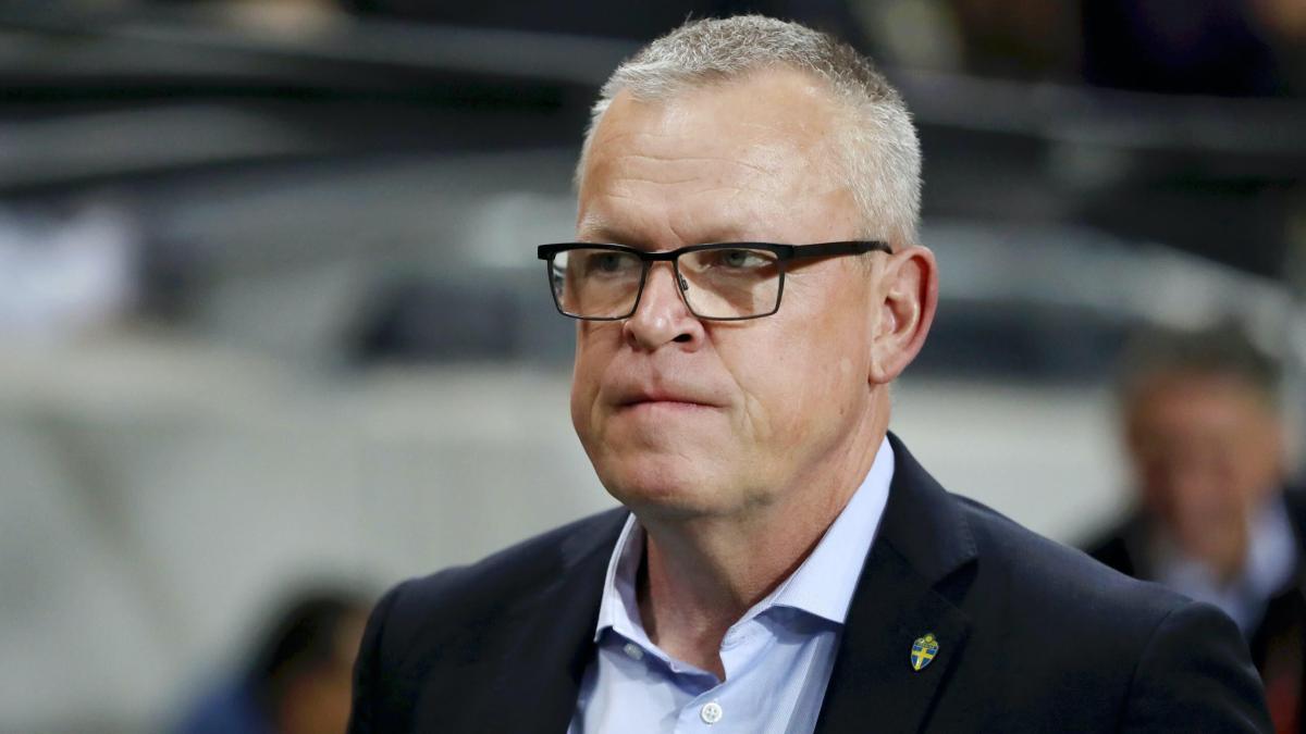 Sweden manager Janne Andersson.